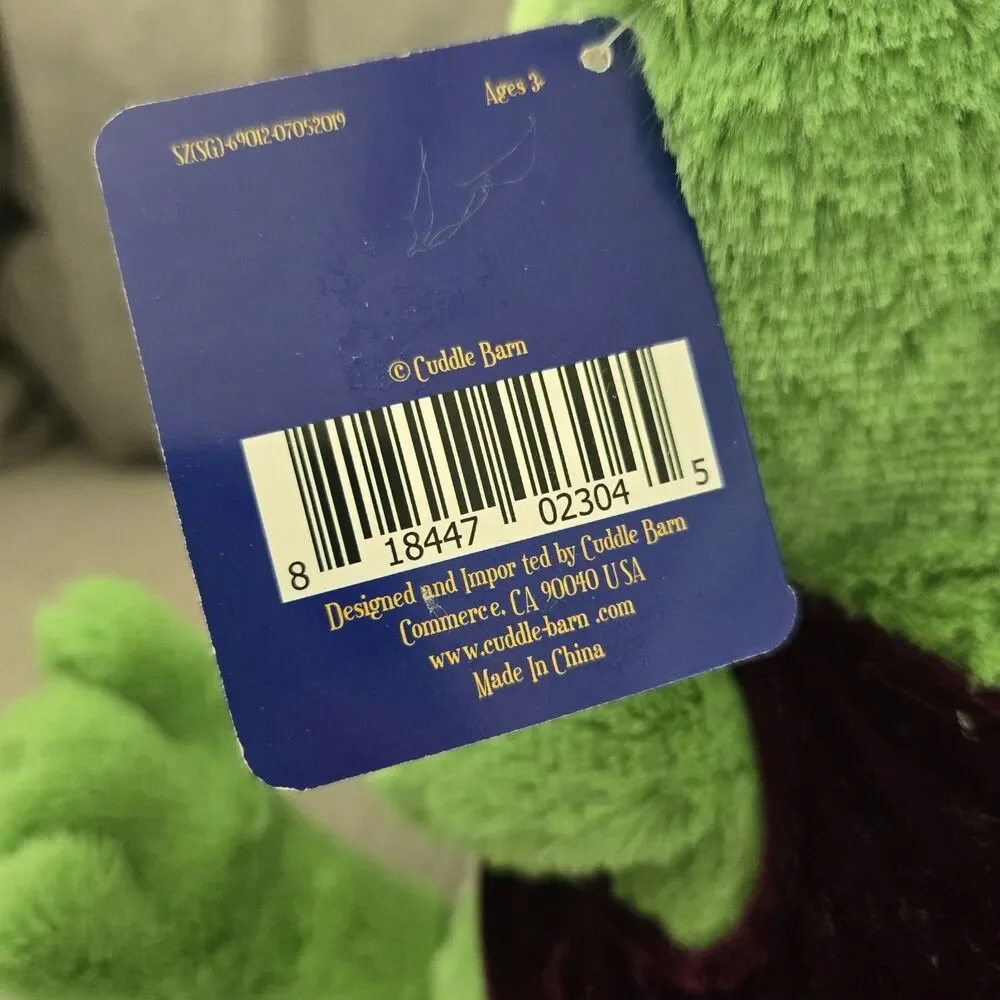 NWT Cuddle Barn Hadley Storytelling Frog Prince Plush Toy Reads 5 Fairy Tales - Picture 11 of 14